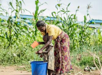 IMANI GRACE, a mother of two, living in the IPDs camp in Lita
